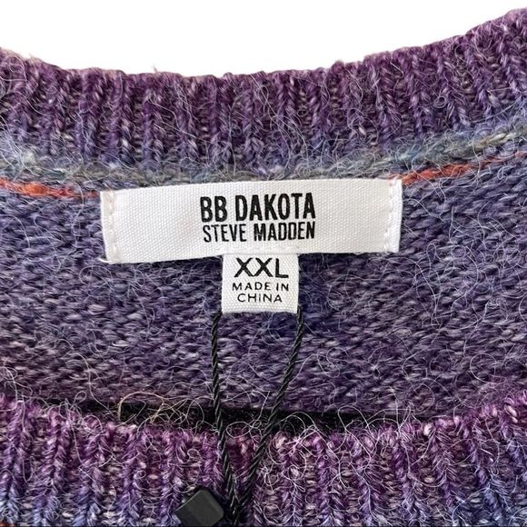 BB Dakota by Steve Madden Ombre Sweater  Pink  Women's Sz  XXL NWT MSPR $89 - Picture 7 of 10